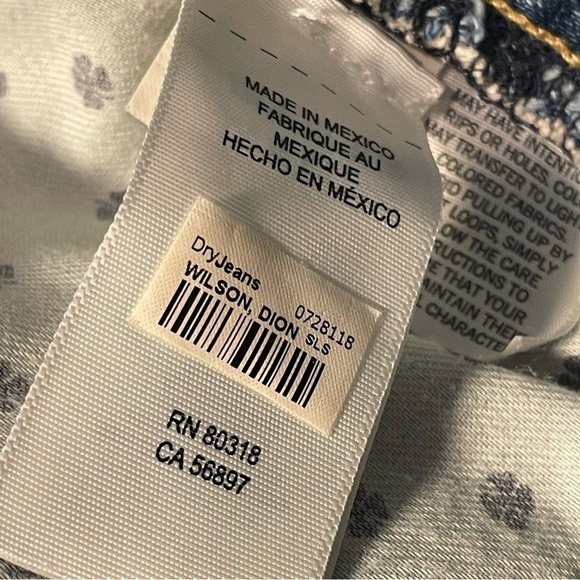 Lucky Brand Sweet Jean Straight 27 inseam 33" - Picture 13 of 14